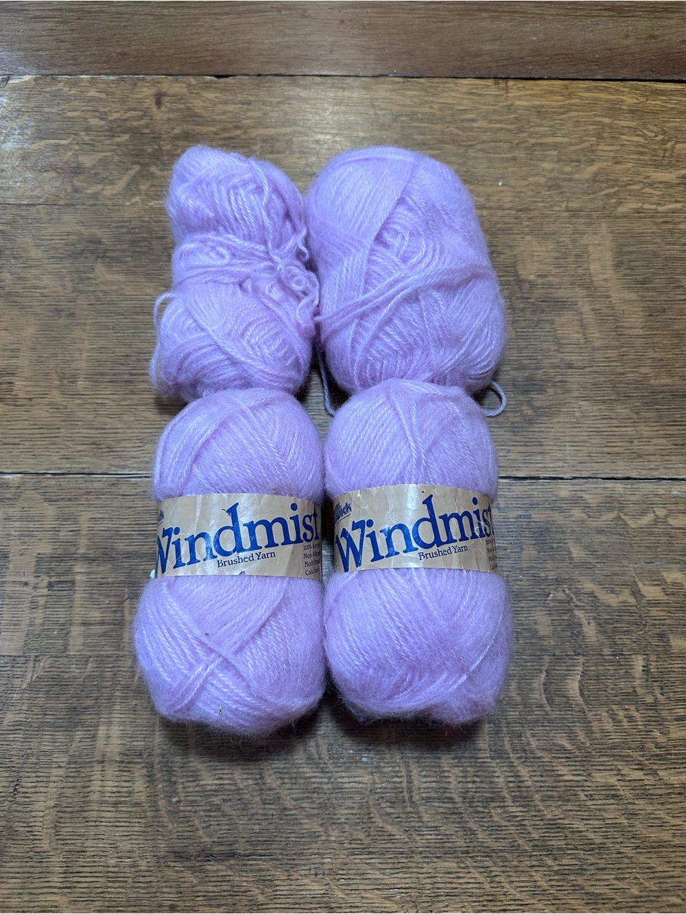 Windmist Brushed Yarn in Soft Lilac made in itlay